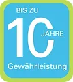 Bis zu 10 Jahre Gewährleistung